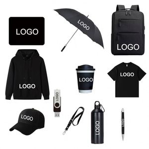 Siy1418 Personalized Promotional Corporate Set Company Items T-<b>Shirt</b> Hat Customized Business Gift With Logo - Product Image 1