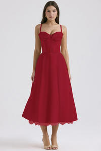 加大码女士春夏连衣裙印花露背长裙休闲波西米亚无袖女士沙滩派对连衣裙2024 - Product Image 5