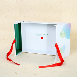 Buena calidad apertura papel corazón amor embalaje doble puerta caja Material duradero caja <span class=keywords><strong>de</strong></span> regalo para joyería - Product Image 2