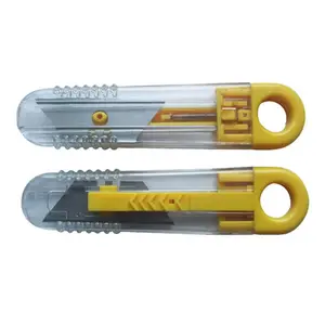 Safe Lock Clear Einziehbares Messer Sharp Blade Cutter Utility Knife