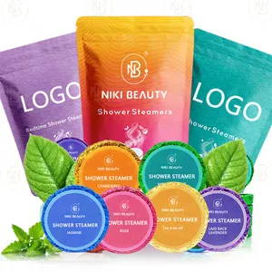 Label pribadi uap mandi aromaterapi Mint beraroma ramah lingkungan Vegan alami organik