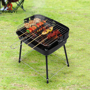 Barbecue portable HONGYI en acier, équipement de grillade pour le camping et les pique-niques en plein air, design léger et pliable - Product Image 1