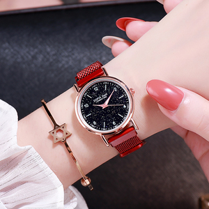 Reloj luminoso con diseño de cielo estrellado, moderno y a la moda para mujeres, nuevo estilo para estudiantes. - Product Image 4