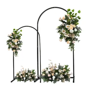 New Wedding Props Wedding Metal Arch Stage Background Welcome Area Decoration Iron flower Stand Arch