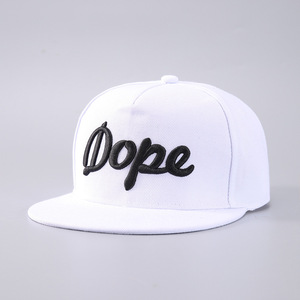 Casquette de baseball 6 panneaux en polyester 100 % <span class=keywords><strong>DOPE</strong></span>, best-seller transfrontalier, design élégant à visière plate, lettres brodées, style hip-hop/urbain - Product Image 2