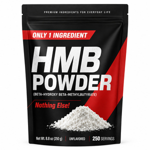 Bêta-hydroxybêta-méthylbutyrate (HMB-CA) personnalisé, qualité alimentaire 99%, HMB en poudre sans acide, sans produits laitiers, 100g, certifié 2 - Product Image 1