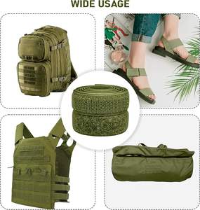 Green Tape <strong>Hook</strong> <strong>and</strong> <strong>Loop</strong> Fastening Tape Custom Nylon <strong>Hook</strong> <strong>and</strong> <strong>Loop</strong> for Garment Accessories <strong>Hook</strong> Tape Roll - Product Image 6