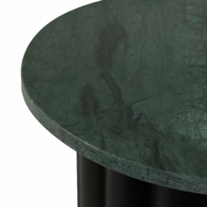 Tavolino moderno con fianchi scanalati e piano in marmo per l'arredamento della casa - Product Image 6