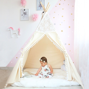 Venta al por mayor <span class=keywords><strong>tienda</strong></span> <span class=keywords><strong>Tipi</strong></span> bebé lona al aire libre de Teepee <span class=keywords><strong>tienda</strong></span> para los <span class=keywords><strong>niños</strong></span> - Product Image 3