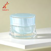 Nouveauté : Pot en plastique acrylique de 10 g avec couvercle pour beurre corporel et capillaire, emballage d'échantillons cosmétiques, personnalisation OEM/ODM