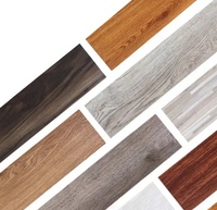 Revêtement de sol en vinyle imperméable LVT de 5 mm à pose libre avec système de clic