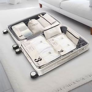 Ensemble de 7 organiseurs de voyage personnalisés pour valise, sacs de rangement, cubes de rangement pour bagages - Product Image 3