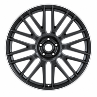 Jantes en alliage d'aluminium AL 18 19 20 21 22 pouces 5x112, design multi-rayons en maille, noir brillant, vente flash pour Mercedes Benz