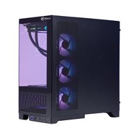 KINPOWER Hot Selling Computer Case ATX Tower Full View Tempered Glass Gaming Computer Cases & Towers