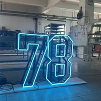 Enseigne lumineuse 2027 pour le décor de fête du réveillon du Nouvel An