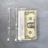 Vente à chaud Spot étanche Portable A5 A6 A7 clair 6 trous classeur fermeture éclair dossiers en plastique étanche poche PVC pochette enveloppe