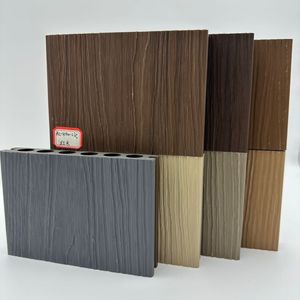 Tarima de WPC para Exteriores Personalizada, Sistema de Clic, Suelo de WPC Tipo Teca, Precio de Madera Compuesta, Decoración de WPC, Tarima para Parques - Product Image 4