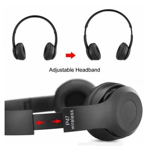 Draadloze hoofdtelefoon P47 Stereo Headset met SD-kaartlezer, ingebouwde microfoon en bedrade aansluiting - Product Image 6