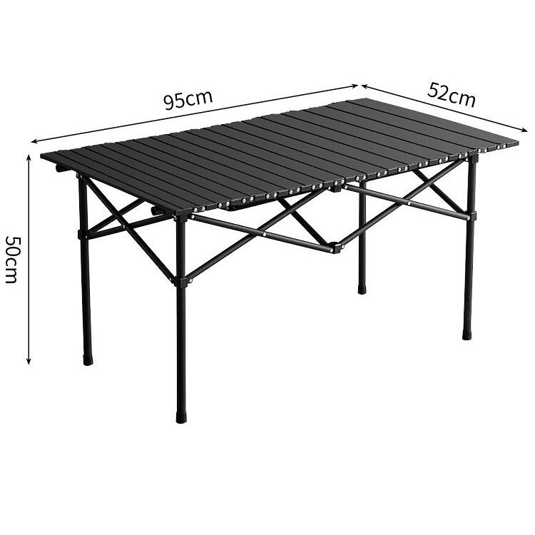 Black long table