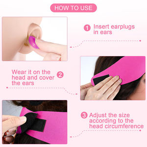 Bandeaux extérieurs pour la <span class=keywords><strong>natation</strong></span> bain protection des oreilles bandeaux en néoprène bandeaux - Product Image 3