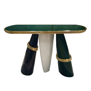 Table console de luxe moderne italienne, écologique, en bois massif, design artistique, villa, salon, haut de gamme, sur mesure - Product Image 6