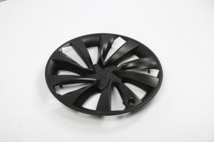 Cache-roue <span class=keywords><strong>Tesla</strong></span> Model Y 19 pouces noir mat en spirale, en ABS, élégant, protection et efficacité aérodynamique - Product Image 4