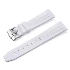 <span class=keywords><strong>Bracelet</strong></span> étanche de 20mm en silicone pour <span class=keywords><strong>bracelet</strong></span> de plongée, nouveau <span class=keywords><strong>bracelet</strong></span> de montre en caoutchouc à bout incurvé pour <span class=keywords><strong>MoonSwatch</strong></span> pour R olex - Product Image 6