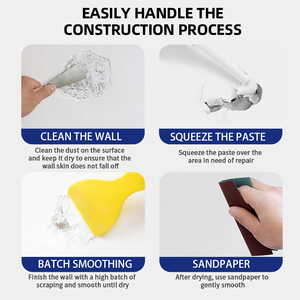 Xi Măng Trắng và bê tông dựa trên tường nứt phụ mịn kết thúc tường Áo tường sửa chữa Putty - Product Image 6