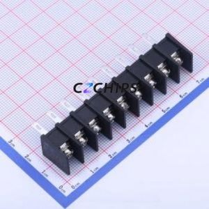 KF25H-7.62-9P Barrier Terminal Block Through hole Component (THT),P=7.62mm Connector Two Sides 7.62mm 1x9P Straight Pin - Product Image 1
