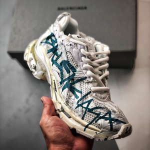 Sneaker di Lusso Firmate di Alta Qualità Originali Balenciaga Runner 7.5 3XL Track 3 LED <span class=keywords><strong>Scarpe</strong></span> Casual da Uomo e Donna Effetto Sporco - Product Image 2