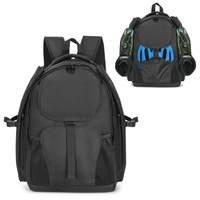 Sac à dos de sport imperméable pour patins à roulettes, sac de rangement pour chaussures de patinage en tissu Oxford, sac à dos à double bandoulière avec fermeture éclair pour la gym OEM