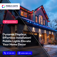 Lumières LED personnalisées Ismart, lumières de Noël extérieures IP68 pour les fêtes et Noël, contrôle intelligent Wi-Fi
