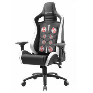 Silla de ordenador de lujo para Gamer, sillón de cuero pu con reposapiés y masaje, escorpión de carreras - Product Image 1
