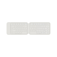 Clavier sans fil pliable avec pavé tactile intégré, touches à mécanisme ciseaux, rechargeable, ultra-fin, USB Type-C, design mince