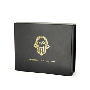 Recycelte Schwarze und Rosa Geschenkbox mit Magnetverschluss und Matter Laminierung für Kosmetik Hautpflege Schönheitsprodukte - Product Image 4