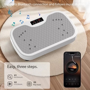 Plataforma Vibratoria para Adelgazar y Quemar Grasa Corporal HAC-C60 para Uso Doméstico con Terapia Magnética, Masaje Crazy Fit y Entrenamiento Rítmico - Product Image 3