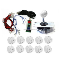 Kit de bricolage pour carte d'encodeur de clavier USB à puce zéro retard pour PCTV Box Arcade Stick 30MM Push Buttons Plastic Coin Pusher for Game