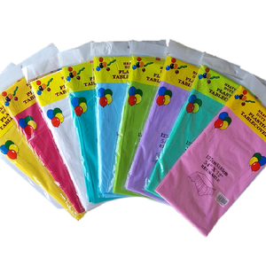 Factory Supply PE Plastic Disposable 137*183cm Party <strong>Table</strong> Cloth Pure Color <strong>Tablecloth</strong> for Wedding Birthday Party Decoration - Product Image 1