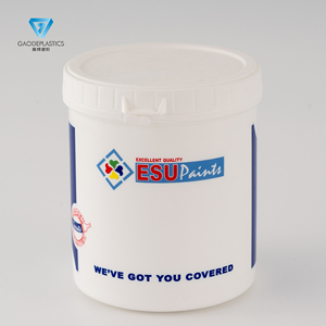 Pot en plastique blanc de 1 L avec couvercle facile à ouvrir, <span class=keywords><strong>parfait</strong></span> pour les produits alimentaires de vente au détail et la personnalisation de la marque - Product Image 4