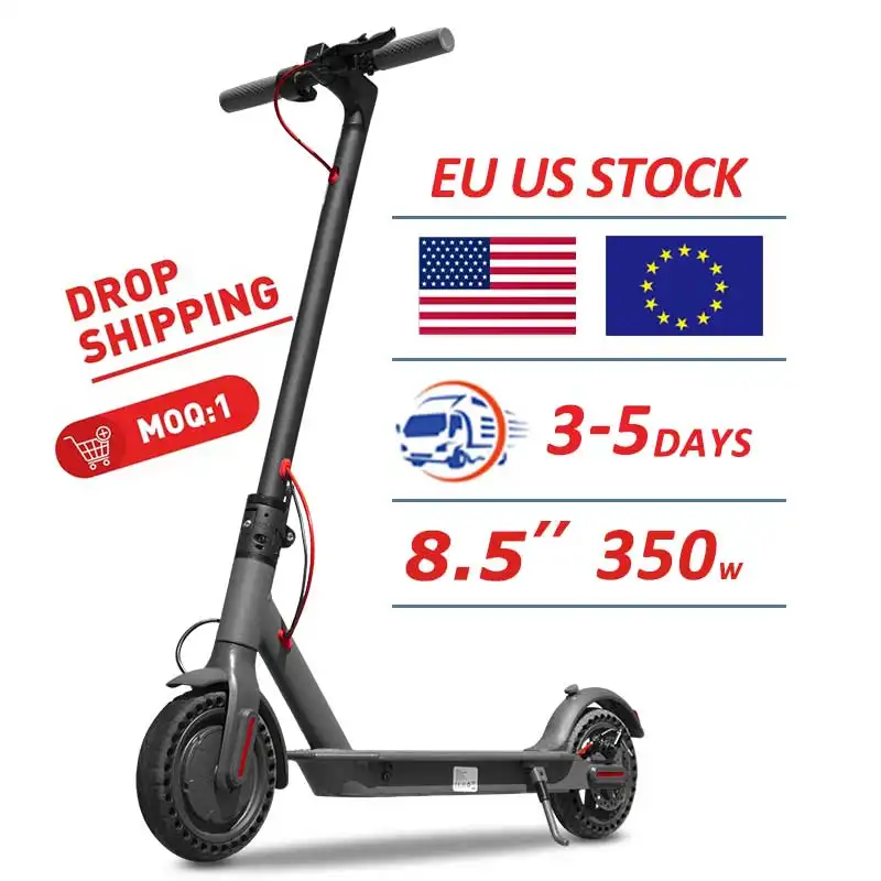 Qmroda scooter eletrônico dobrável, 8.5 polegadas, para adultos, envio direto, scooter elétrico, armazém dos eua