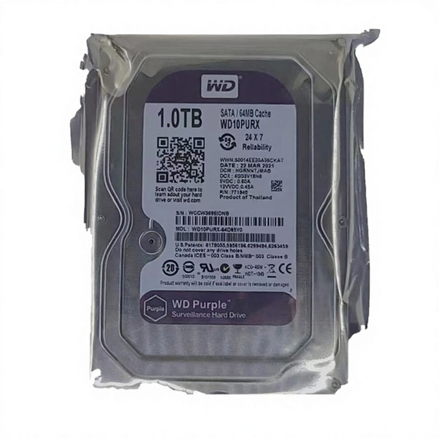 1TB WD Surveillance Hard Drives with EVA Foam for DVR Systems-Computer Hard Drives & Accessories Made in China