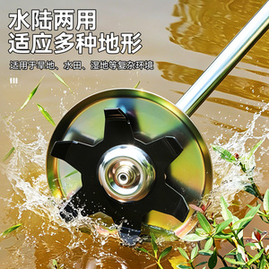 ใบมีดหมุนหยูเจี้ยน 6 ฟัน ทนทานต่อแรงกระแทก หัวจานกำจัดวัชพืชในสวน - Product Image 4