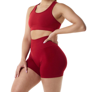 สปอร์ตบราแฟชั่นใหม่ โลโก้สั่งทำได้ ไร้ตะเข็บ รองรับแรงกระแทกสูง สายไขว้หลัง สำหรับผู้หญิง - Product Image 3