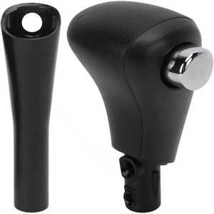 Honda Accord Gear <b>Shift</b> <b>Knob</b> Automatic Leather Black Ergonomic Fitment - Product Image 3