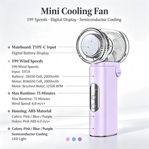 Ventilateur USB Commercial Économique en Boîte Ondulée – Ventilateur d'Été – Mini Climatiseur Portable – Idéal pour Cadeau - Product Image 1