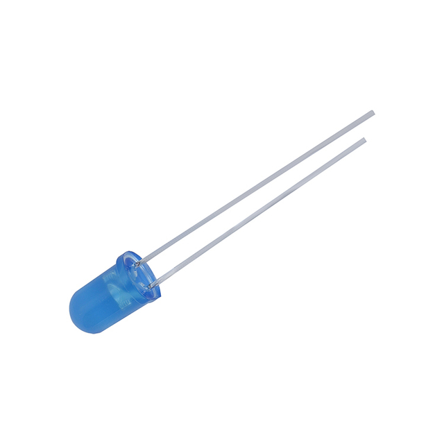 5mm Round Standard Blue Lamp LED Lights 2.6-3.4V 20MA 35 Degree Viewing Angle Long Lifespan