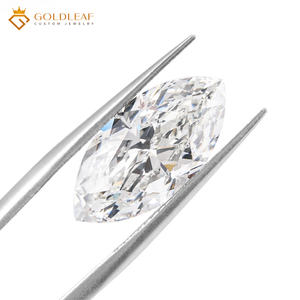 เพชรทรงมาร์ควิส แบรนด์ Goldleaf ได้รับการรับรองจาก IGI สี DEF น้ำหนัก 1-7 กะรัต ความสะอาด VVS VS1 ผลิตด้วยวิธี HPHT CVD - Product Image 5