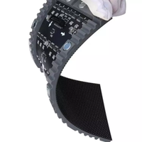 Светодиодный модуль ASLLED P4 256*128 мм, полноцветный, SMD2121, яркость 2500 кд, для внутреннего использования, мягкий изогнутый гибкий дисплей, гарантия 3 года