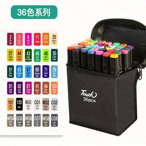 ปากกามาร์คเกอร์แอลกอฮอล์แบบสองหัว รุ่น 406 สี 24/36/48 สี ยี่ห้อ Mairun จากสหรัฐอเมริกา ขายดี พร้อมกระเป๋าสะพายและโลโก้สั่งทำได้ - Product Image 3