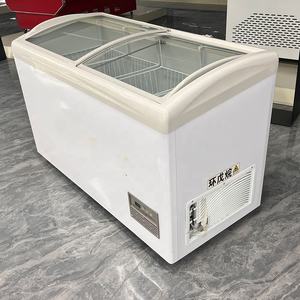 冷凍食品チェストアイランドディスプレイフリーザースーパーマーケット商業用冷凍装置トップスライドガラスドアフリーザー付き - Product Image 5